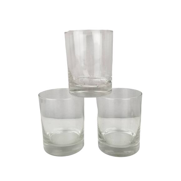 Set of Three Pat Moran Oldsmobile GMC Truck Dealership Rochester Mi. Glasses - Picture 1 of 7